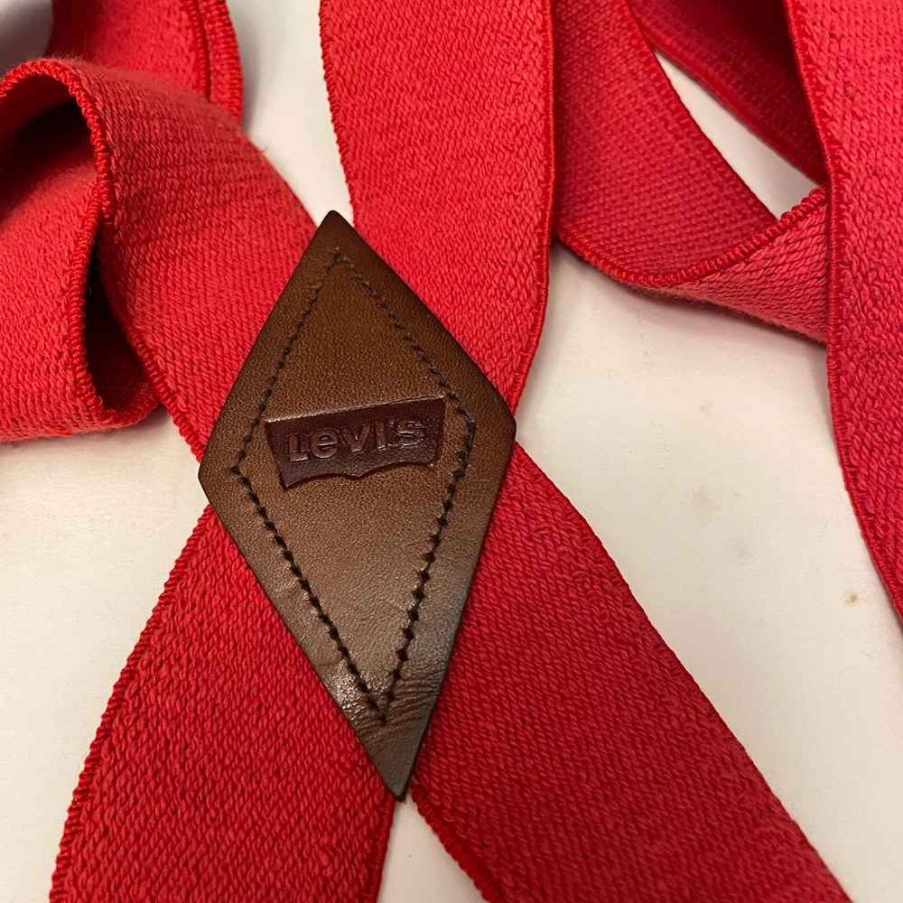 Vintage Levi’s Red Suspenders